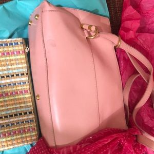 FURLA Pink Italian Leather resold Handbag